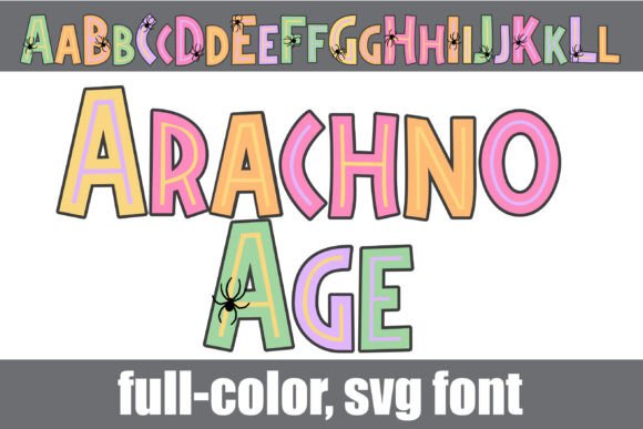 Arachno Age: A Spooky Serif for Seasonal Craft Products