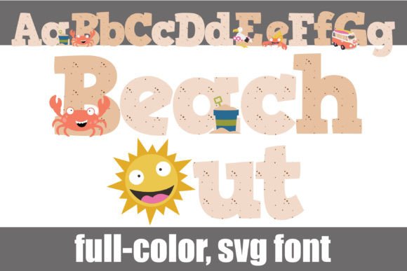 Beach Out: A Whimsical Serif Font for Coastal Branding
