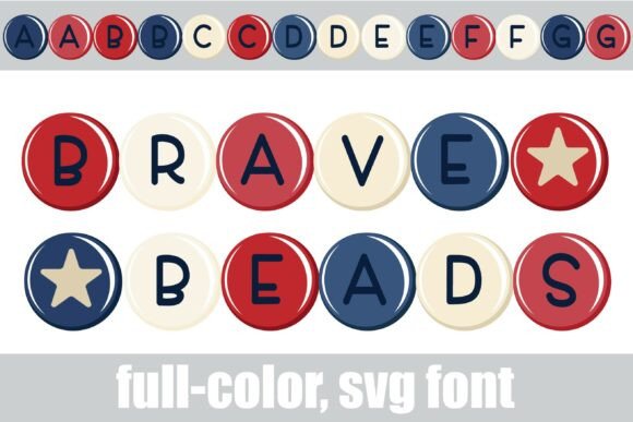 Brave Beads: A Color Font Review for Makers and Sellers