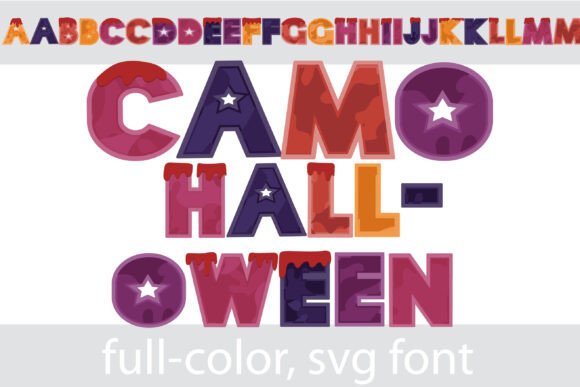 Camo Halloween Typeface Review: A Bold Display Font for Seasonal Editorial Design