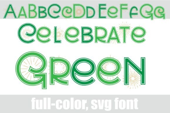 Celebrate Green: A Color Font for Dynamic Web Design
