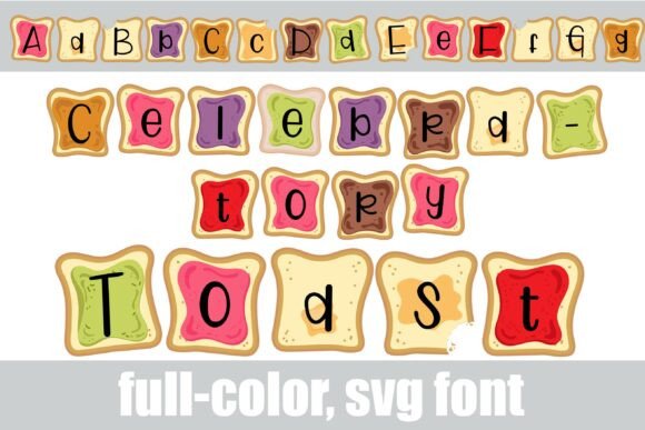 Celebratory Toast: A Color Font for Editorial Impact