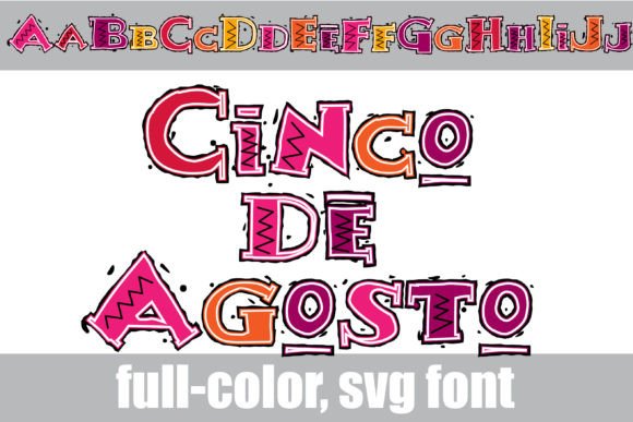 Cinco De Agosto Typeface Review: A Bold Color Font for Summer Branding