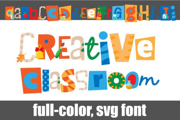 Creative Classroom: A Color Font for Engaging Digital Experiences