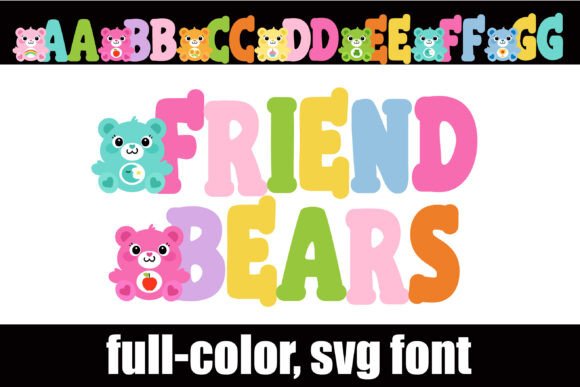 Friend Bears: The Color Font for Scroll-Stopping Social Graphics