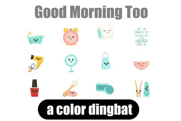 Good Morning Too: A Kawaii Typeface for Bright Handmade Products