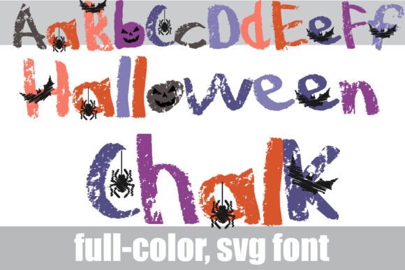 Halloween Chalk: A Playful Typeface for Seasonal Branding