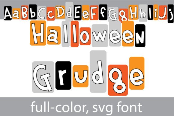 Halloween Grudge: A Colorful Font for Seasonal Branding