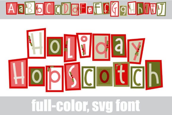 Holiday Hopscotch: A Festive Typeface for Memorable Brand Identity