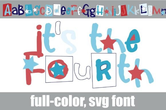It s the Fourth: A Creative Color Font for Bold Small Business Branding