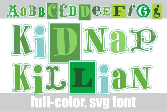 Kidnap Killian: A Color Font Review for Bold Brand Identity