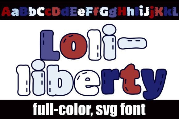 Loli-liberty: A Comic-Style Color Font for Bold Web Headers
