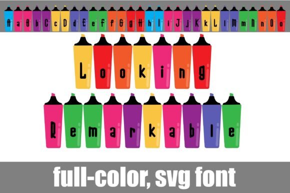 Looking Remarkable: A Whimsical Color Font for Editorial Design