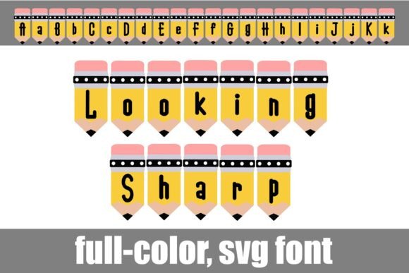 Looking Sharp: The Whimsical Pencil Font for Handmade Labels and Stickers