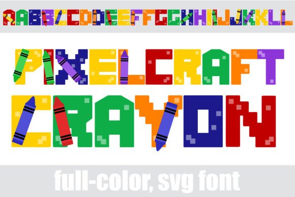 Pixelcraft Crayon: The Creative Typeface for Distinctive Brand Identity