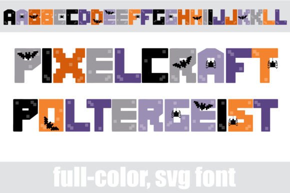 Pixelcraft Poltergeist: A Creative Font for Seasonal Branding