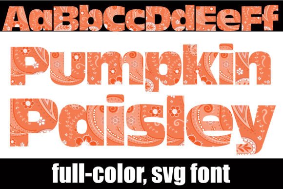 Pumpkin Paisley: A Color Font Review for Seasonal Campaigns
