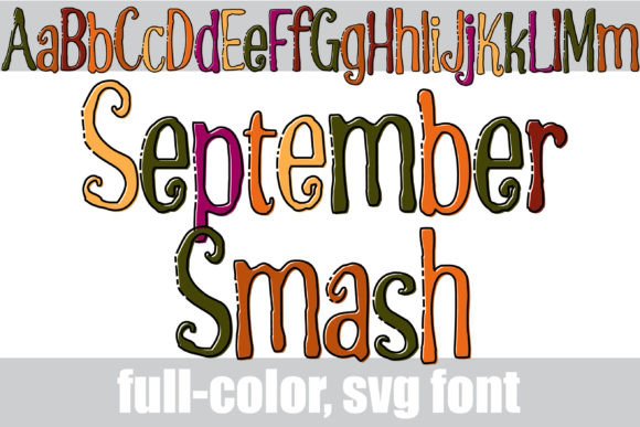 September Smash: A Web Designer’s Take on Autumn Color Fonts