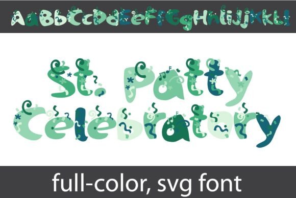 St. Patty Celebratory: A Fresh Typeface for Editorial Design