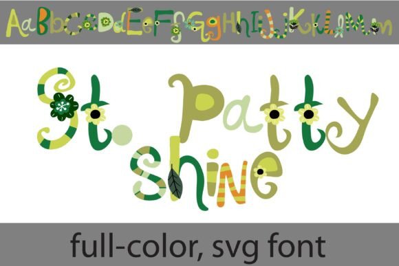 St. Patty Shine: A Color Font for Editorial Joy