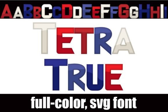 Tetra True: A Bold Americana Typeface for Vibrant Brand Identity