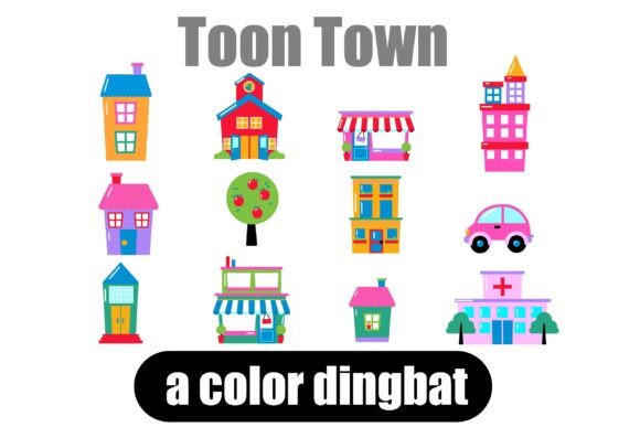 Toon Town: The Creative Color Font for Scroll-Stopping Visuals
