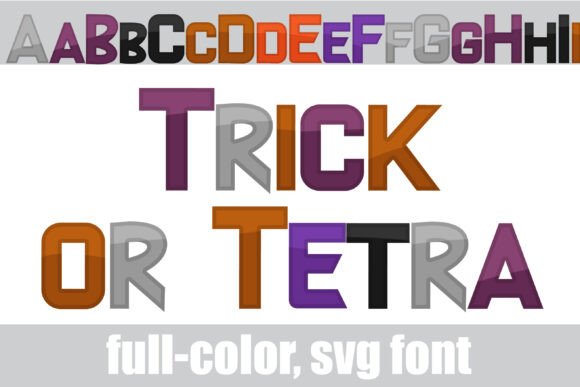 Trick or Tetra: A Color Font for Standout Brand Identity